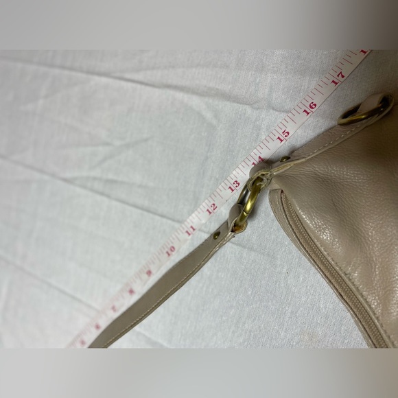 Vintage Stone & Co. Brown Tan Leather Shoulder Bag Purse - Picture 9 of 9